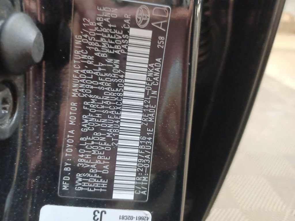 Used 2012 Toyota Corolla LE w/ Preferred Accessory Pkg image 24