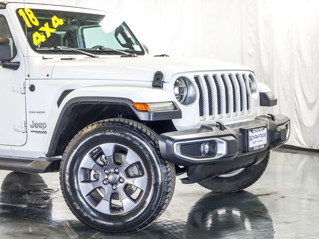 Used 2018 Jeep Wrangler Unlimited Sahara w/ LED Lighting Group AWD/4WD video 3