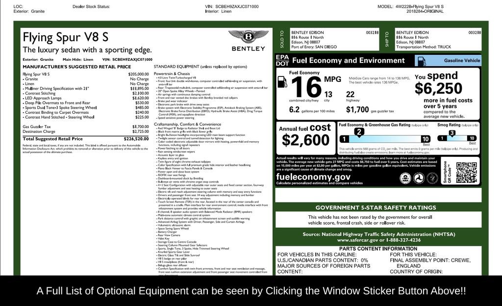 Used 2018 Bentley Flying Spur S V8 video 2