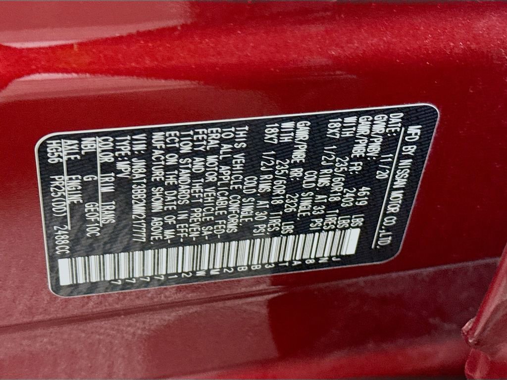 Certified 2021 Nissan Rogue SV AWD/4WD image 34