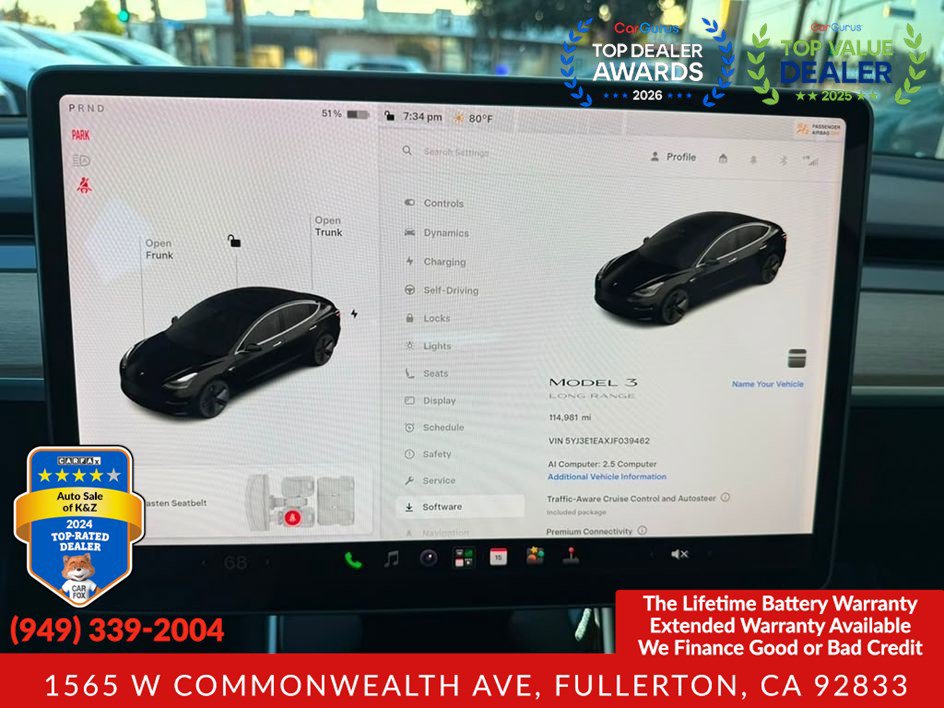 Used 2018 Tesla Model 3 Long Range RWD image 39