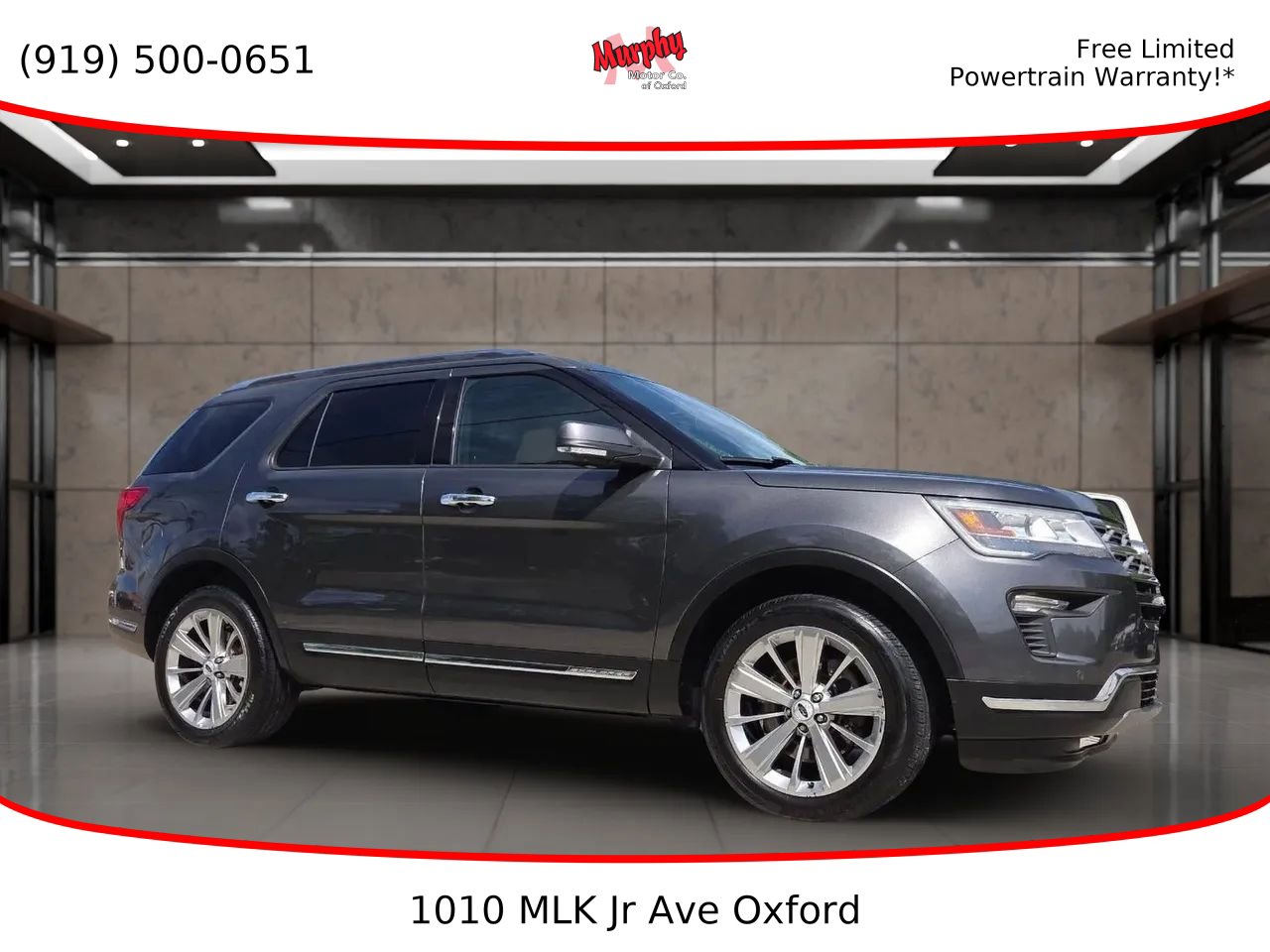 Used 2019 Ford Explorer Limited w/ Class III Trailer Tow Package AWD/4WD image 1