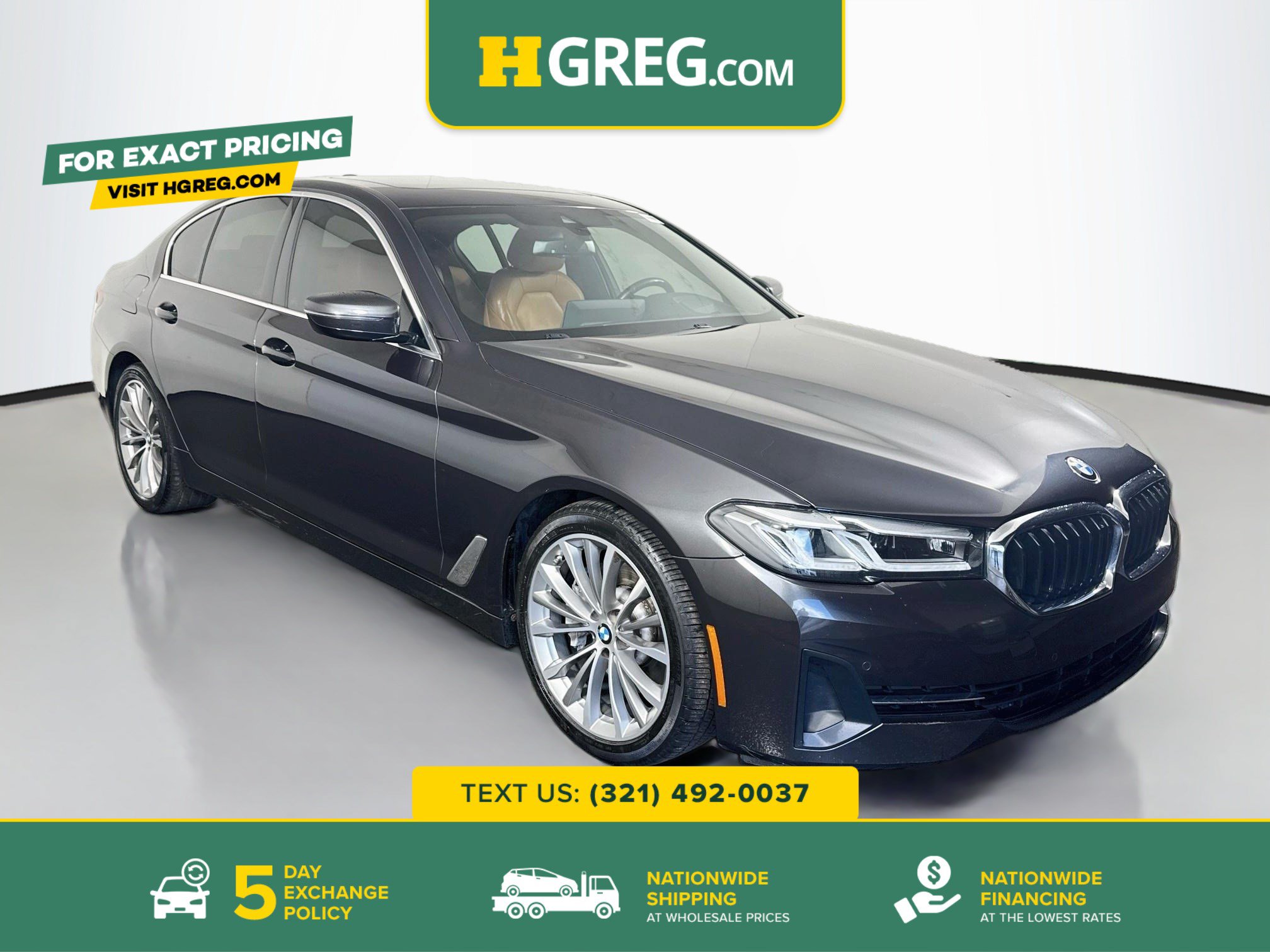 Used 2021 BMW 530i w/ Premium Package RWD image 1