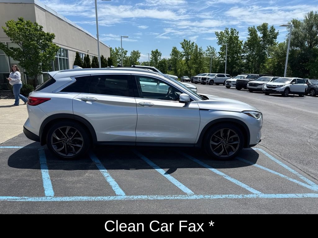 Used 2021 INFINITI QX50 Autograph w/ Premium White Leather Package AWD/4WD image 3