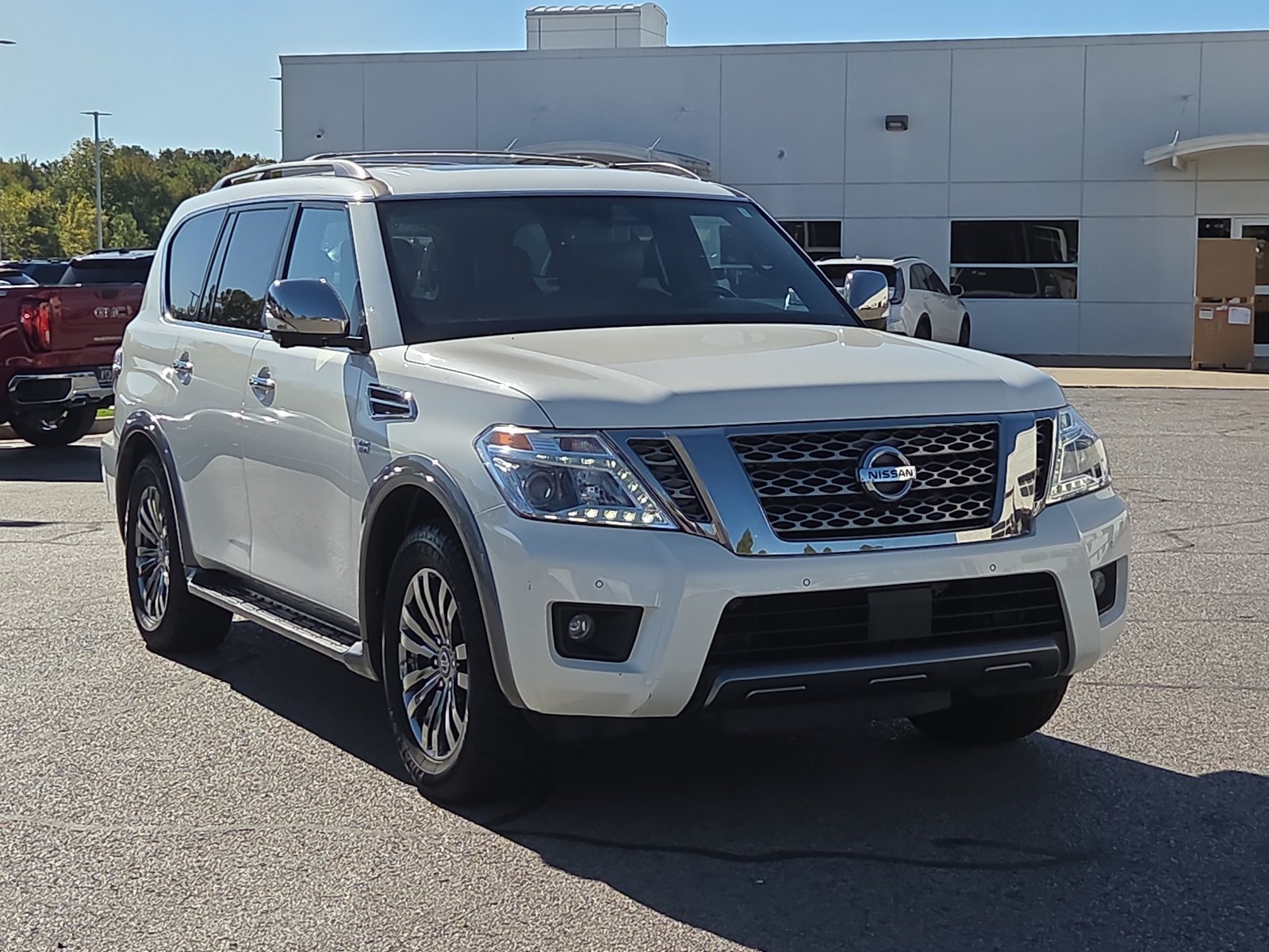 Used 2018 Nissan Armada Platinum w/ Captain Seat Package RWD image 1