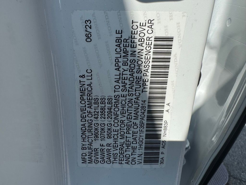 Used 2023 Honda Accord EX image 35