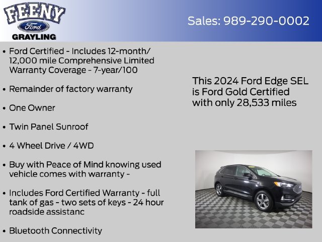 Used 2024 Ford Edge SEL w/ Convenience Package AWD/4WD image 5
