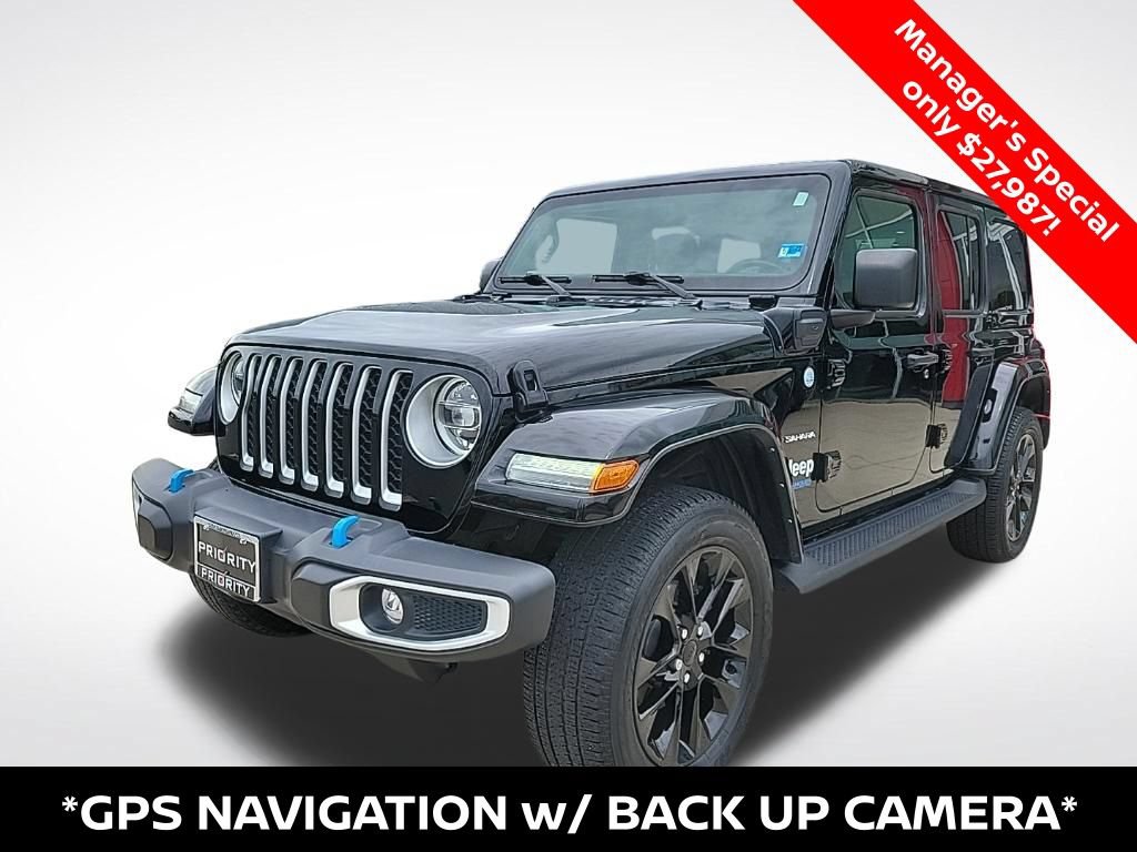 Used 2022 Jeep Wrangler Unlimited Sahara w/ Cold Weather Group AWD/4WD image 1