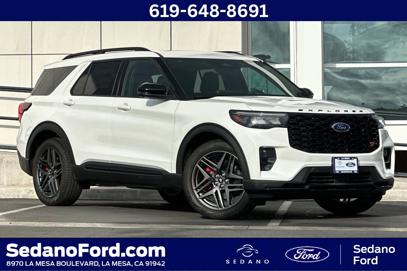 New 2025 Ford Explorer ST w/ Sun And Sound Package