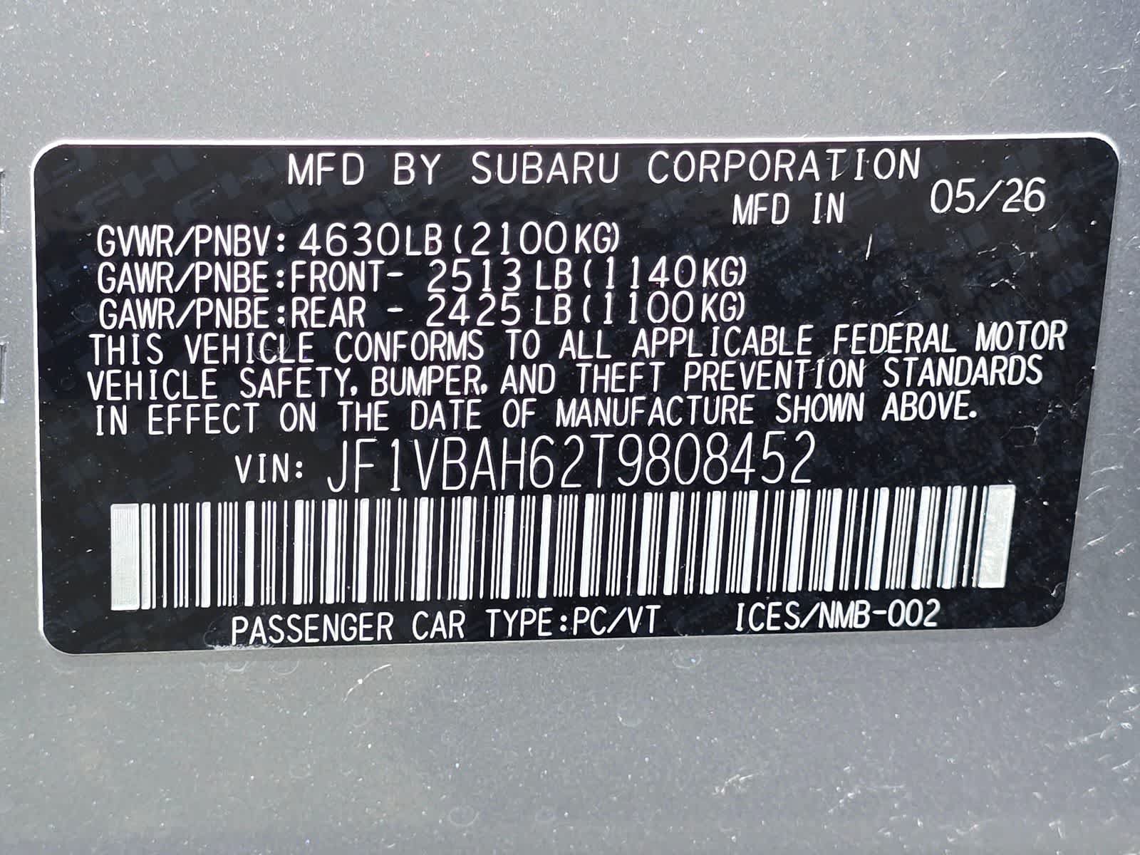 New 2026 Subaru WRX Premium AWD/4WD image 29