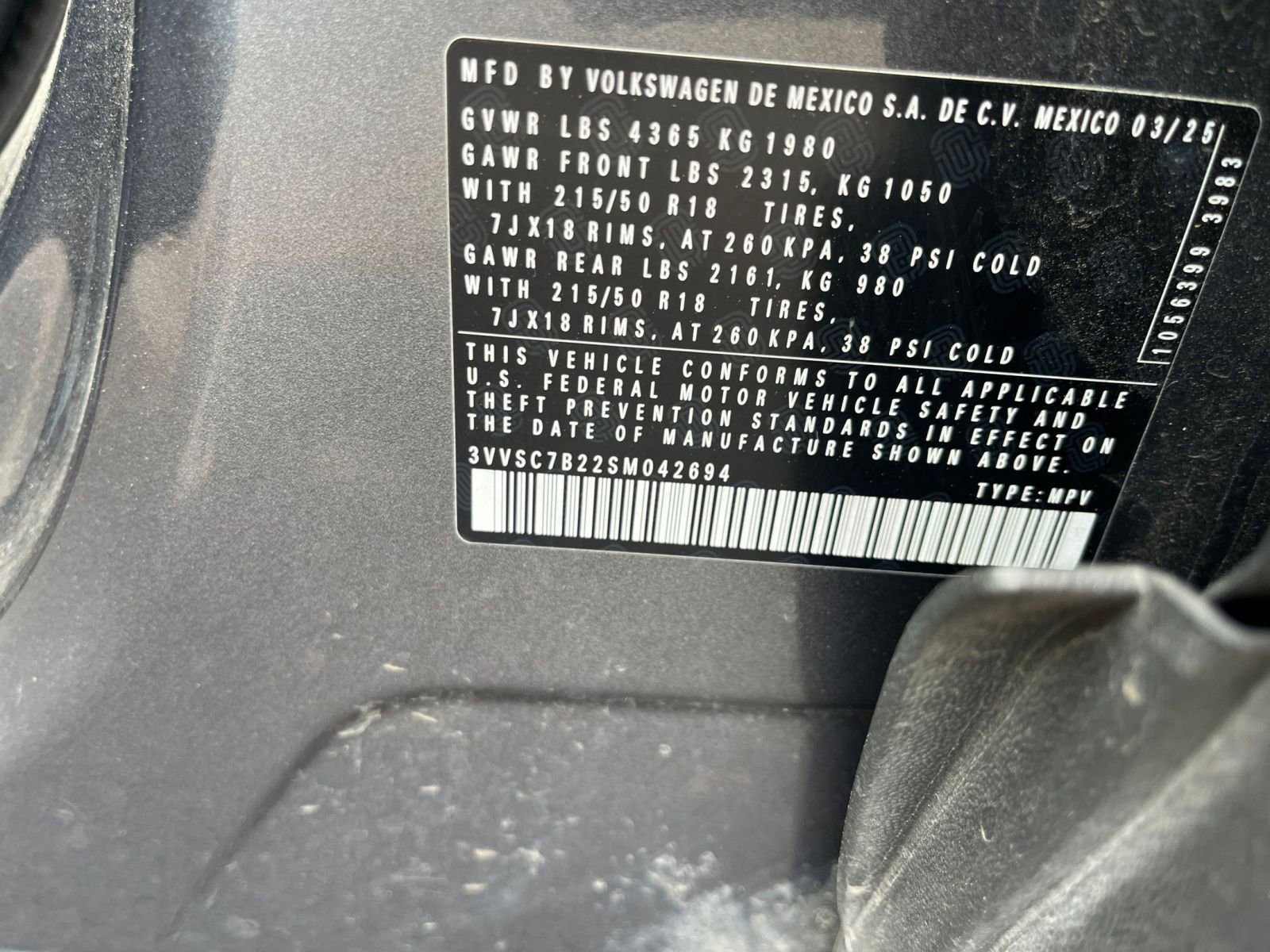 Used 2025 Volkswagen Taos SE image 30