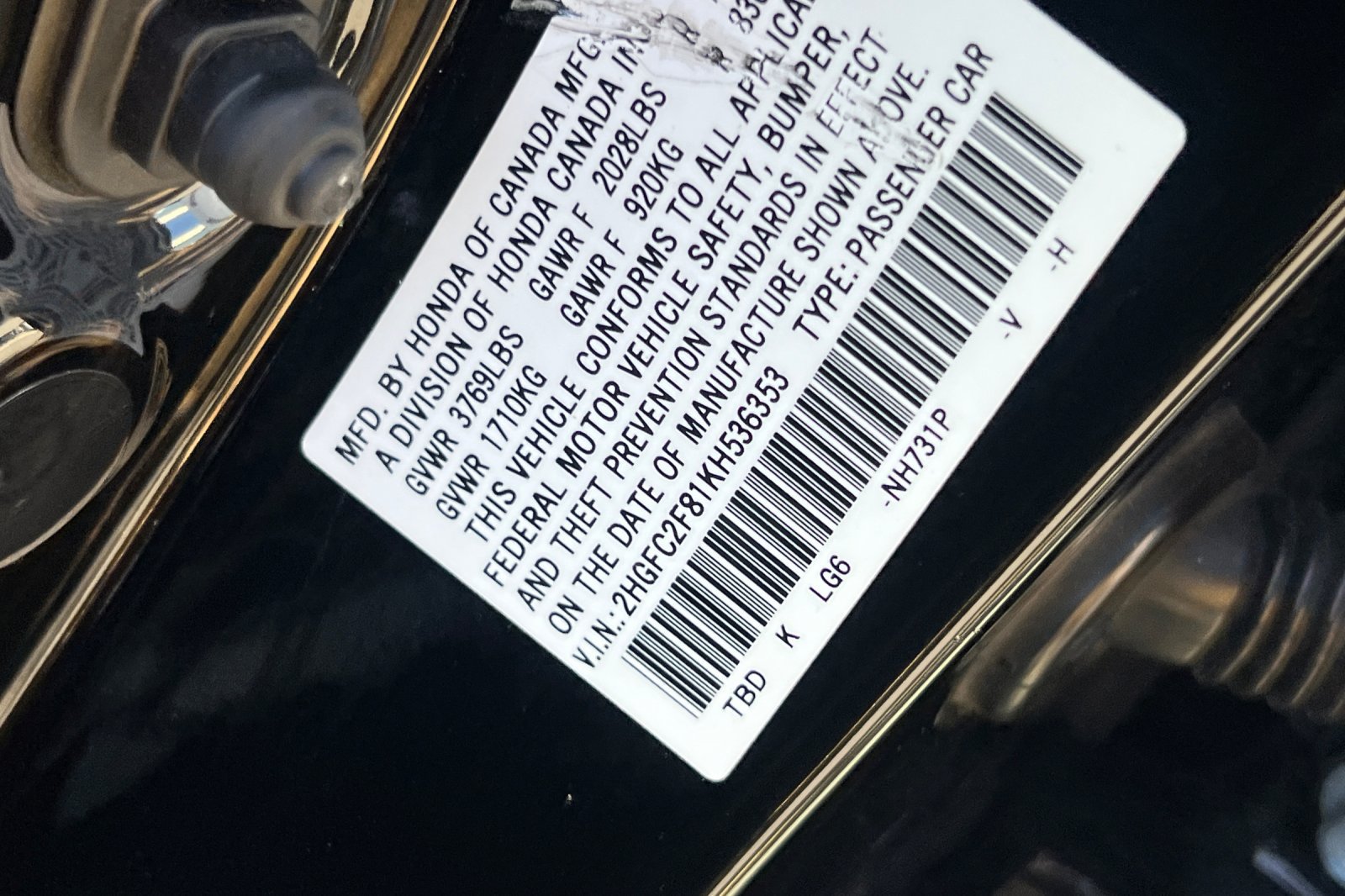 Used 2019 Honda Civic Sport image 32