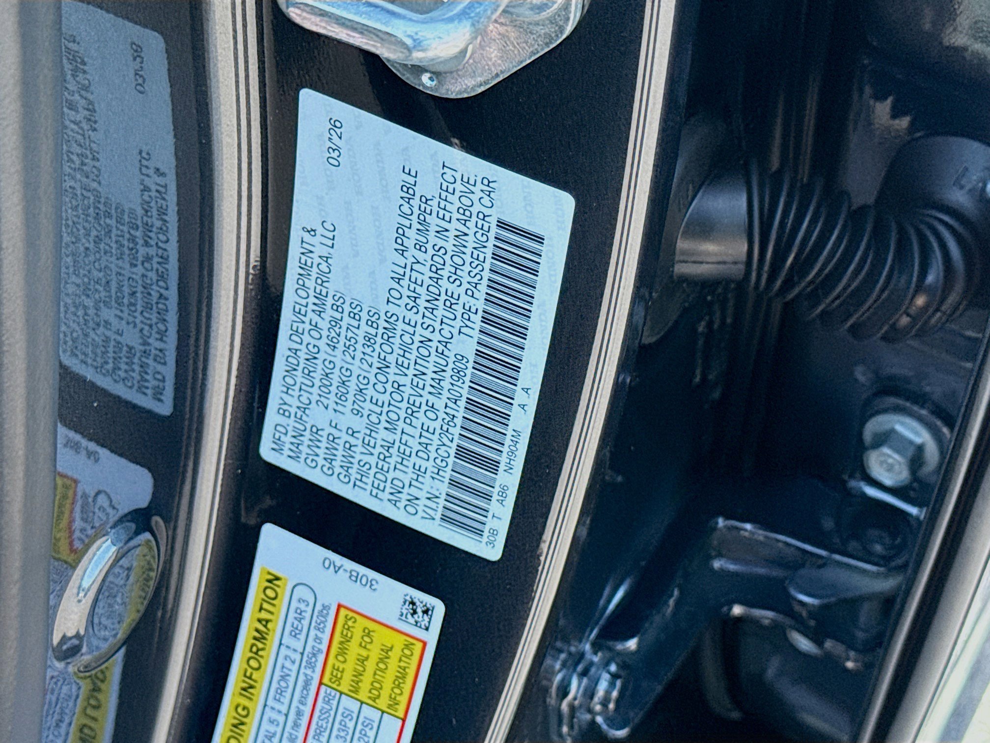 New 2026 Honda Accord EX-L image 27