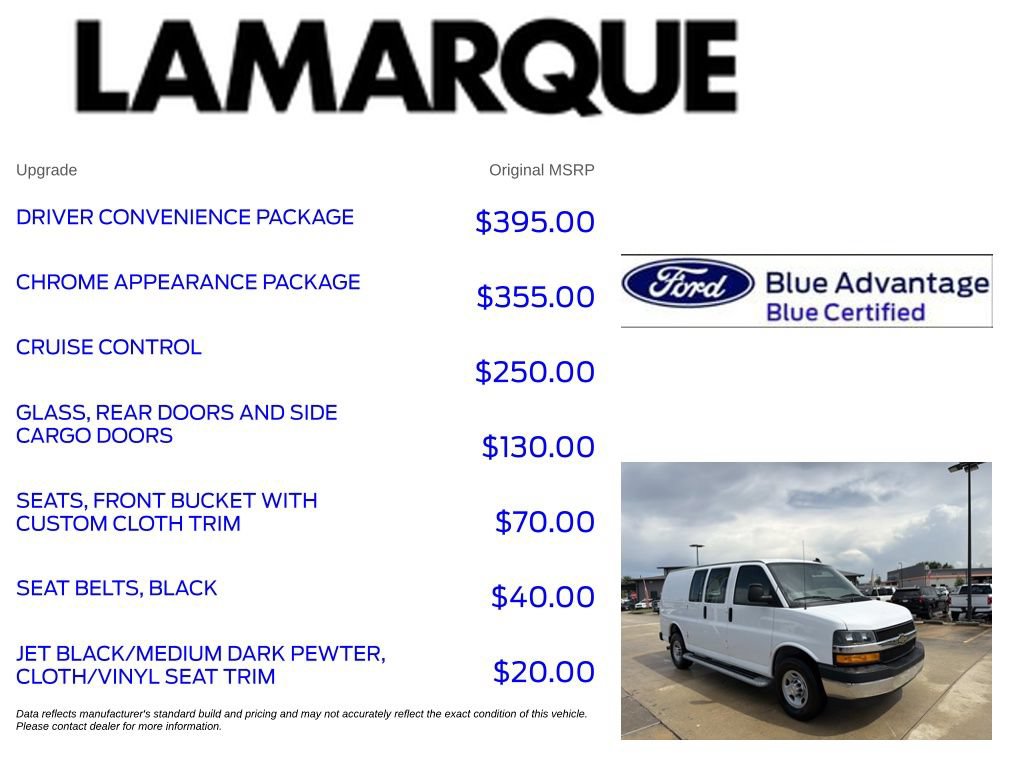Used 2024 Chevrolet Express 2500 w/ Driver Convenience Package RWD image 10