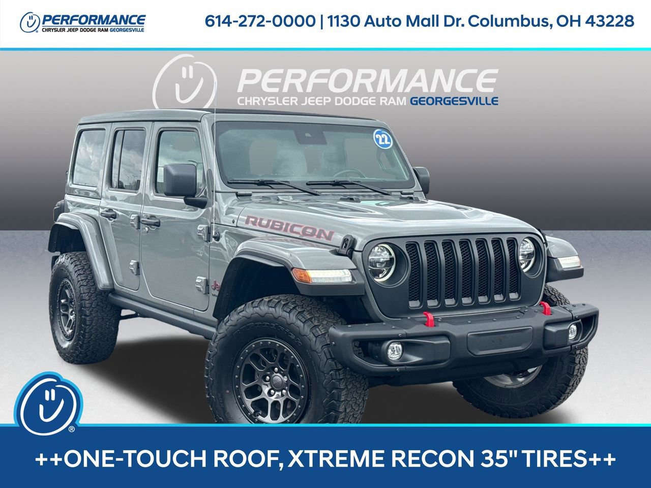 Used 2022 Jeep Wrangler Unlimited Rubicon w/ Xtreme Recon 35" Tire Package