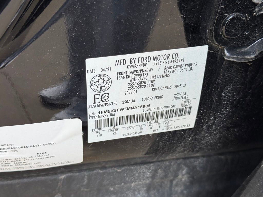 Used 2021 Ford Explorer Limited AWD/4WD image 10