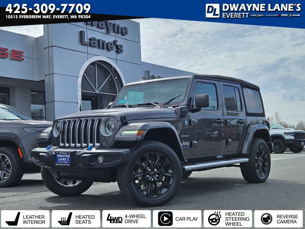Used 2023 Jeep Wrangler Unlimited Sahara w/ Cold Weather Group image 1