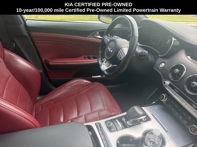 Certified 2022 Kia Stinger GT2 w/ Red Interior Color Package AWD/4WD image 12