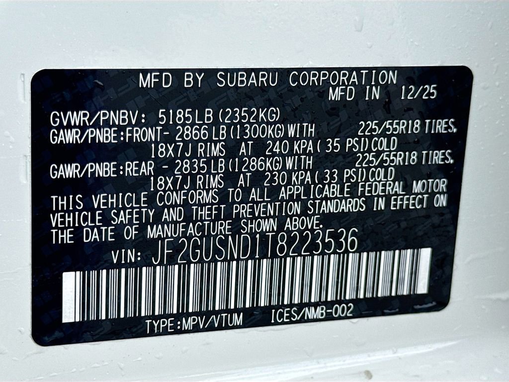 New 2026 Subaru Crosstrek 2.5i Limited image 39