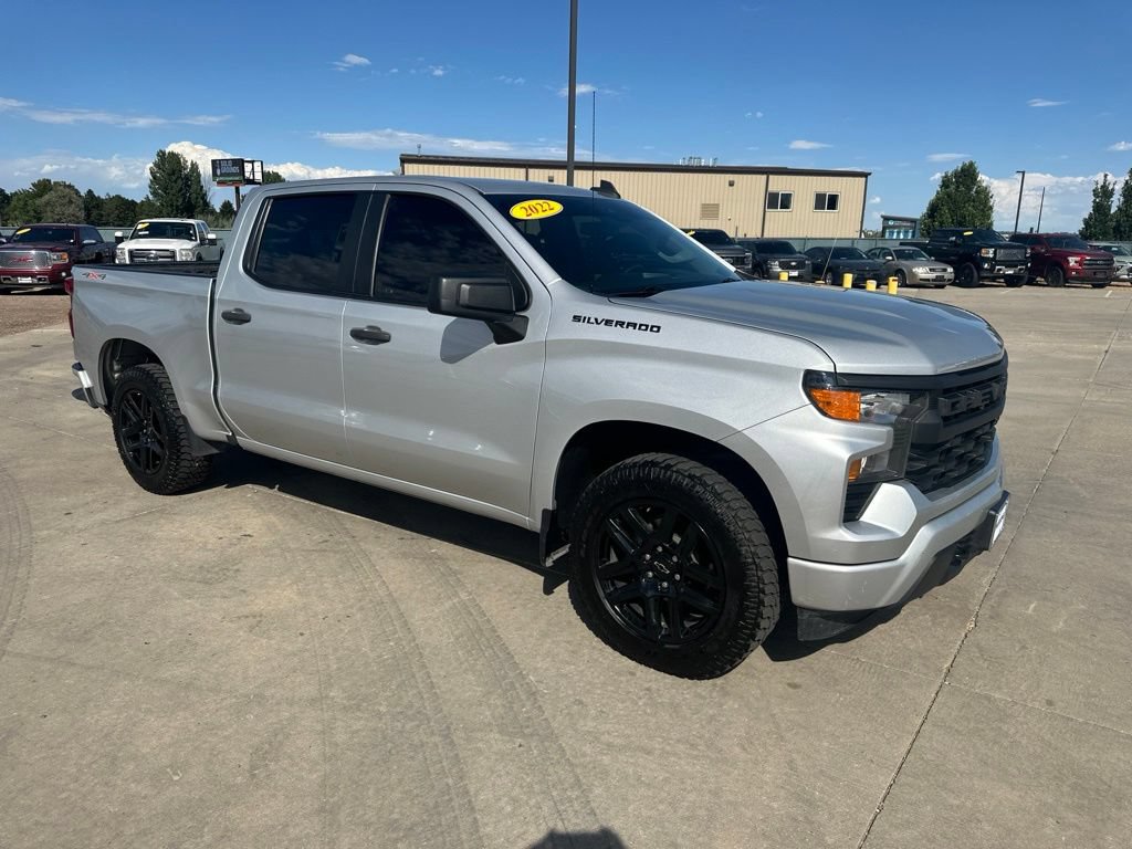 Certified 2022 Chevrolet Silverado 1500 Custom w/ LPO, Dark Essentials Package AWD/4WD image 33