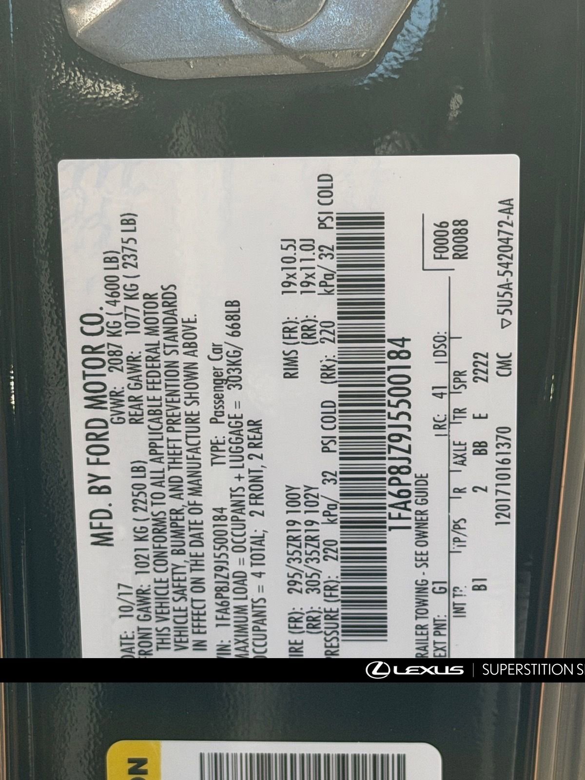 Used 2018 Ford Mustang Shelby GT350 w/ Convenience Package image 30