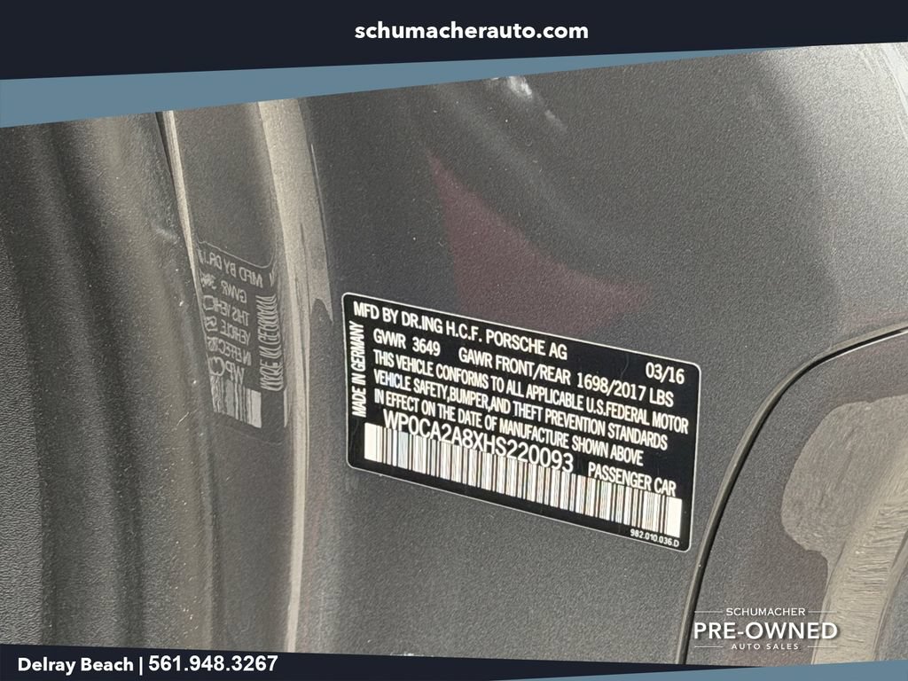 Used 2017 Porsche 718 Boxster RWD image 18