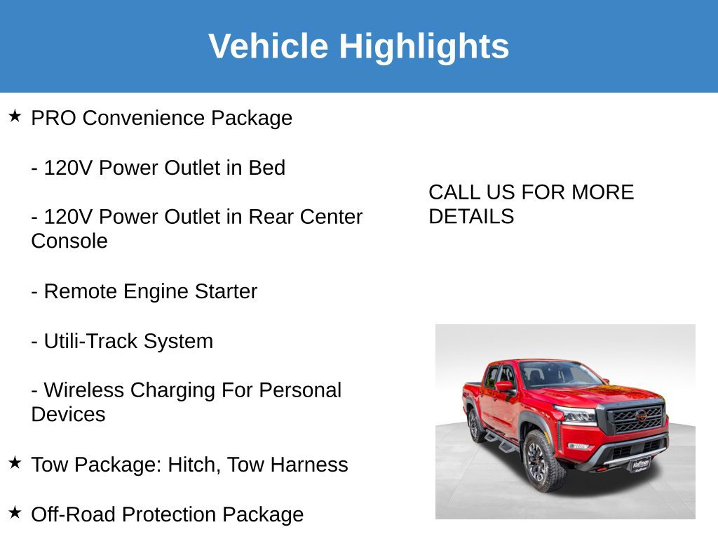 Used 2023 Nissan Frontier PRO-4X w/ Pro Convenience Package AWD/4WD image 22