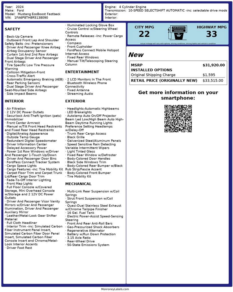 Used 2024 Ford Mustang Coupe image 18