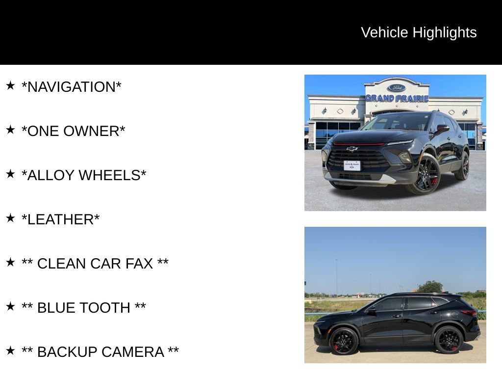 Used 2024 Chevrolet Blazer LT w/ Sound & Technology Package FWD image 4