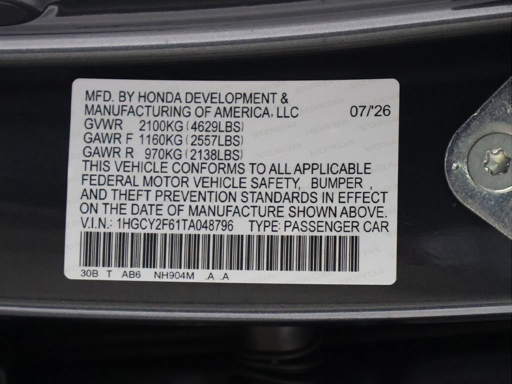 New 2026 Honda Accord EX-L image 25