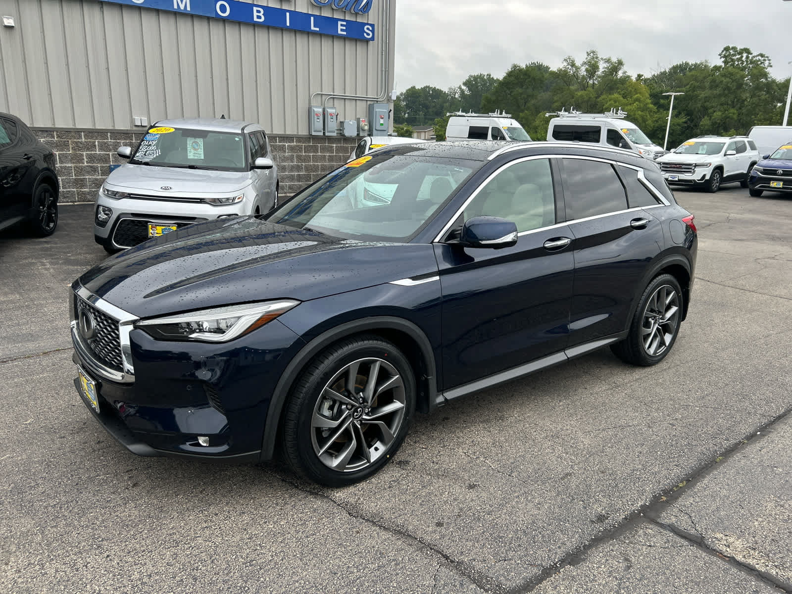 Used 2021 INFINITI QX50 Autograph w/ Premium White Leather Package AWD/4WD image 9