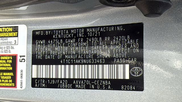 Used 2022 Toyota Camry LE image 27