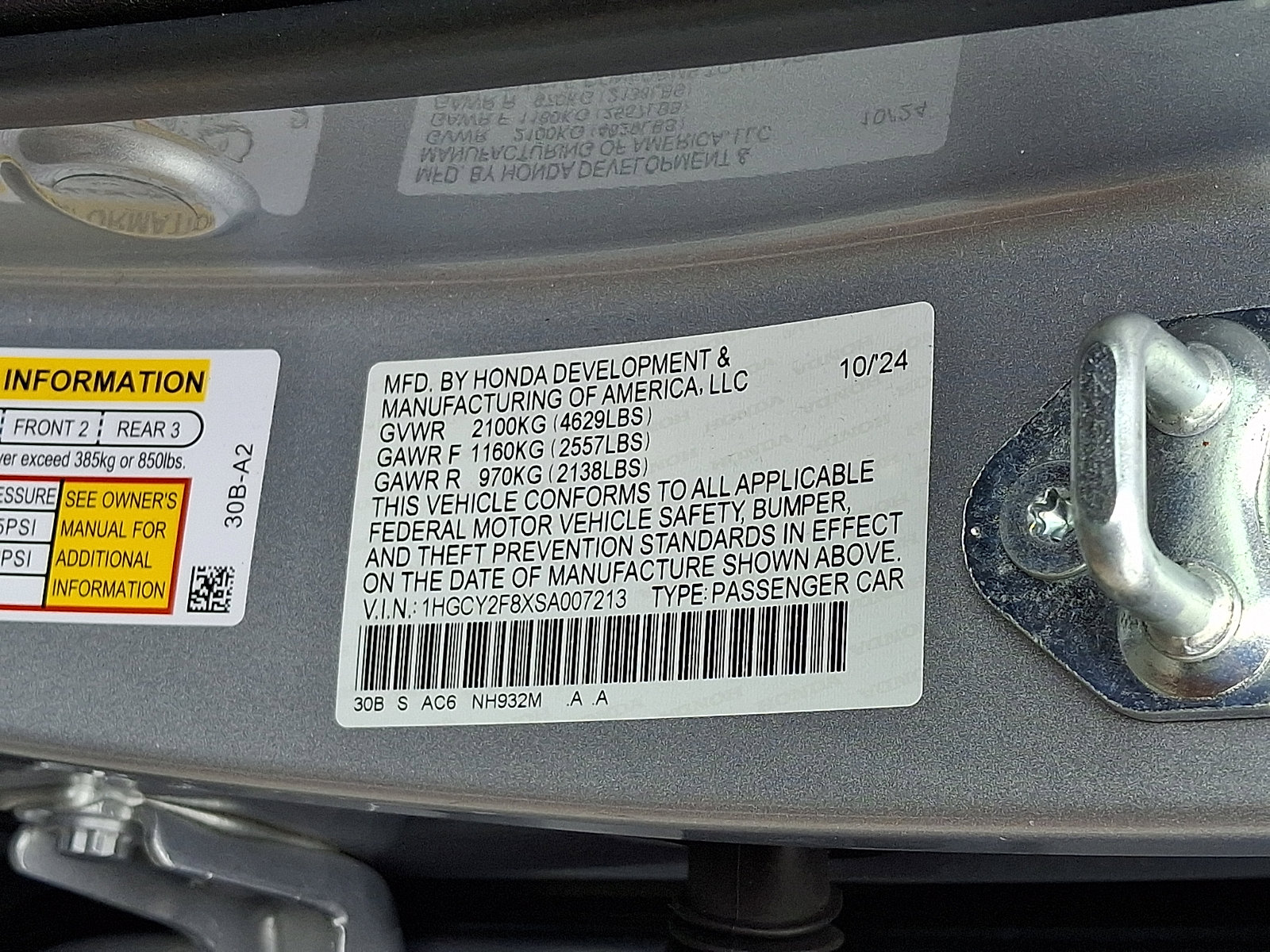 Certified 2025 Honda Accord Touring image 28