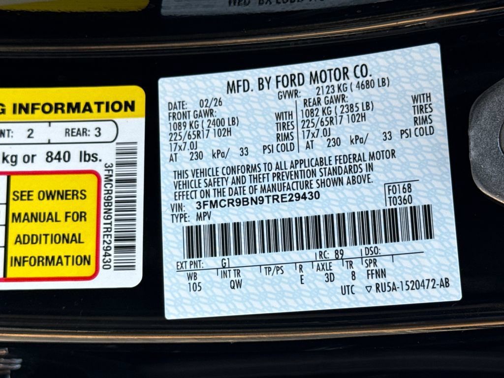 Used 2026 Ford Bronco Sport Big Bend AWD/4WD image 31