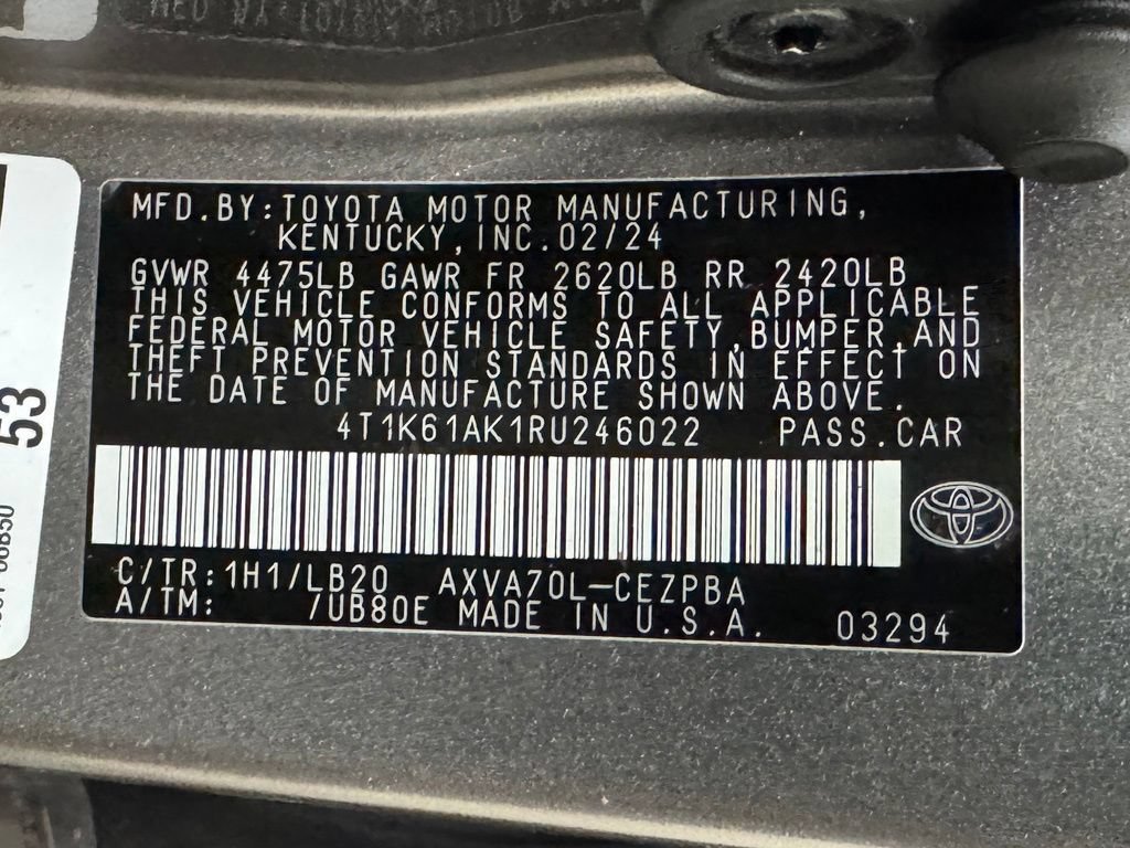 Used 2024 Toyota Camry XSE FWD image 11