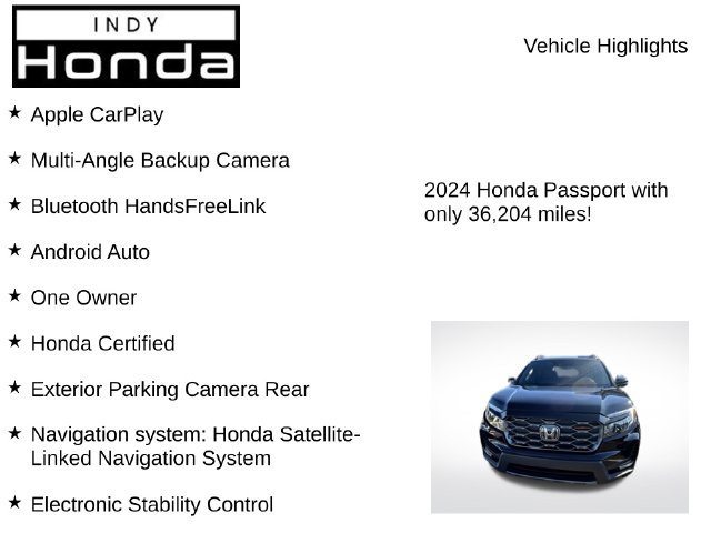 Certified 2024 Honda Passport TrailSport image 7
