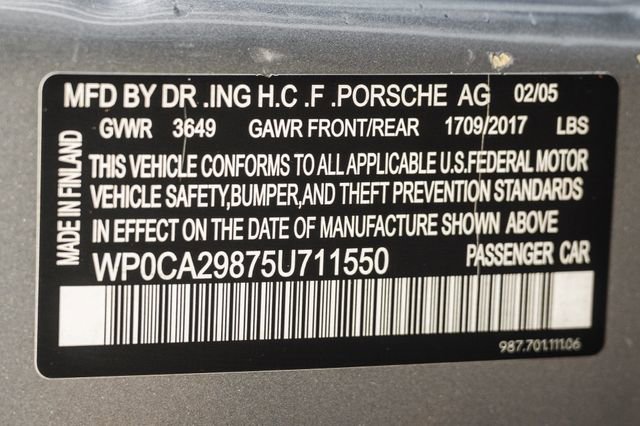 Used 2005 Porsche Boxster image 65