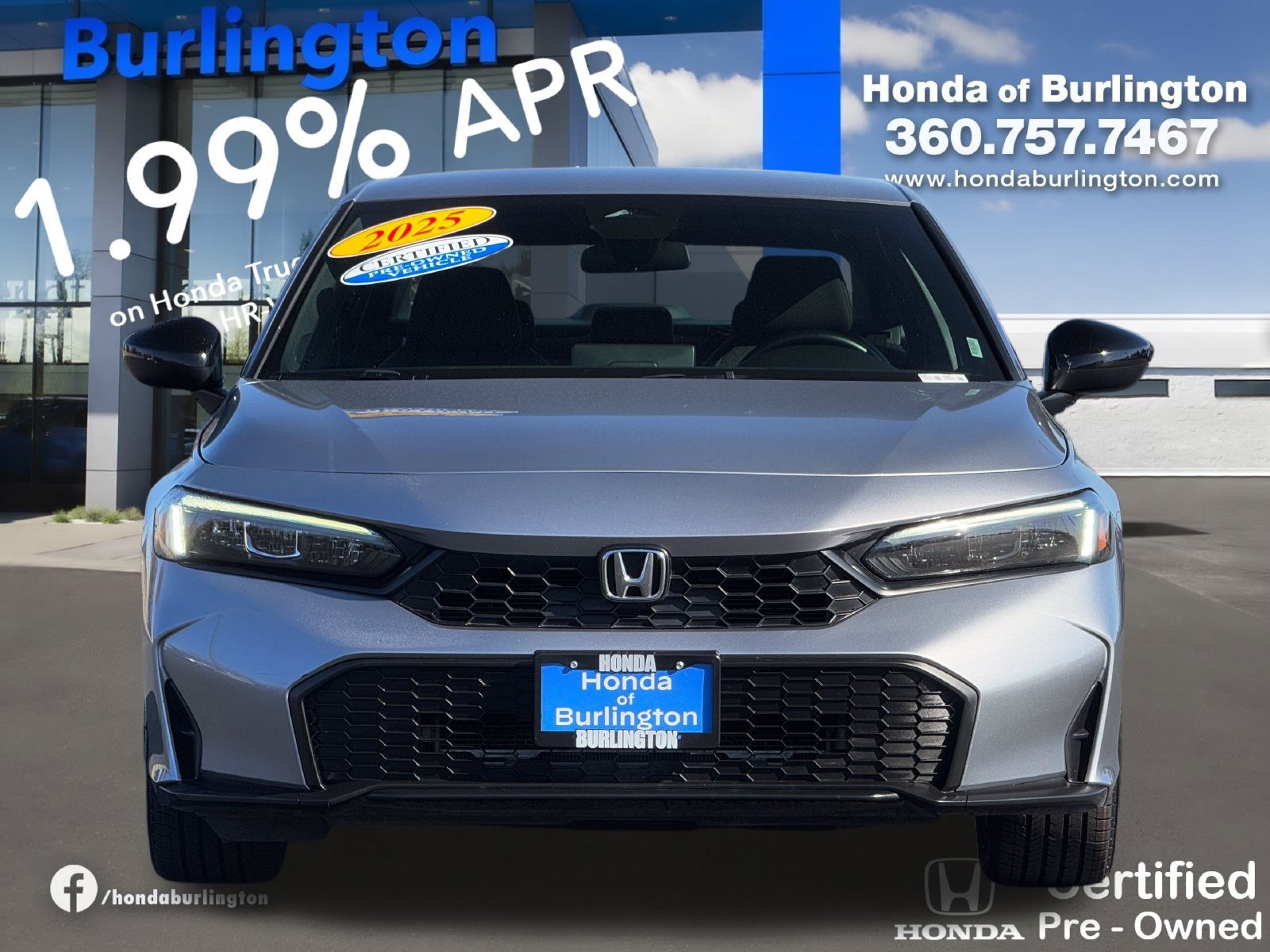 Certified 2025 Honda Civic Sport image 10