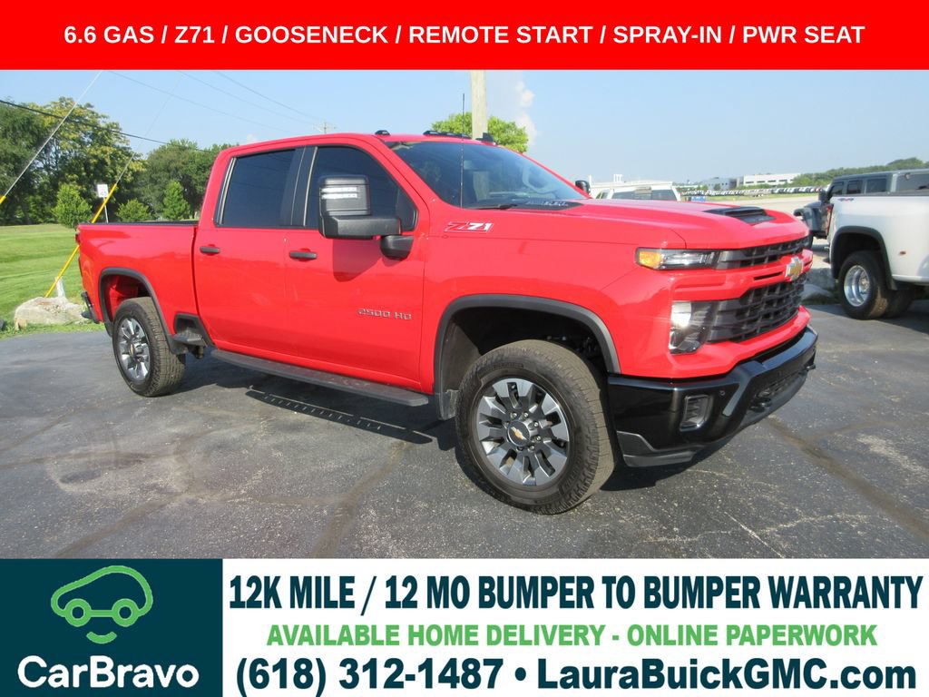 Certified 2025 Chevrolet Silverado 2500 Custom w/ Custom Value Package AWD/4WD image 1
