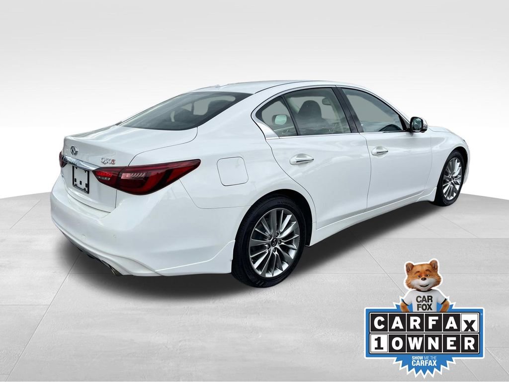 Used 2022 INFINITI Q50 Luxe w/ Cargo Package image 3