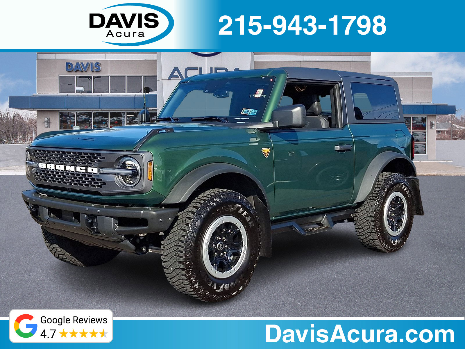Used 2022 Ford Bronco Badlands w/ Sasquatch Package image 1