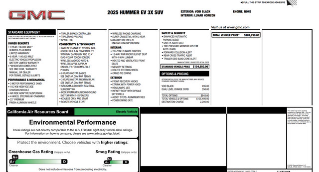 Used 2025 GMC Hummer EV 3X AWD/4WD image 2