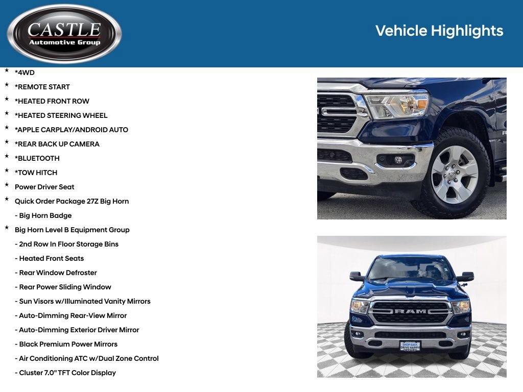Used 2023 RAM 1500 Big Horn AWD/4WD image 3