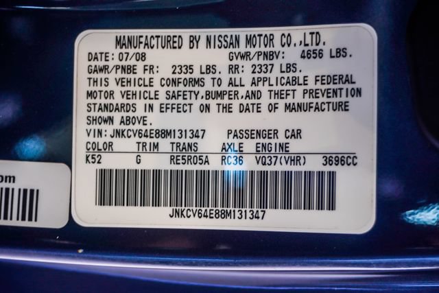 Used 2008 INFINITI G37 Journey w/ Premium Pkg RWD image 30