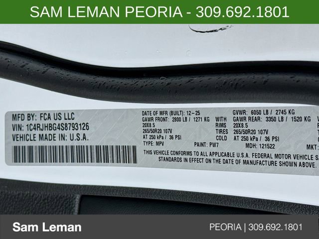 New 2025 Jeep Grand Cherokee Limited image 31