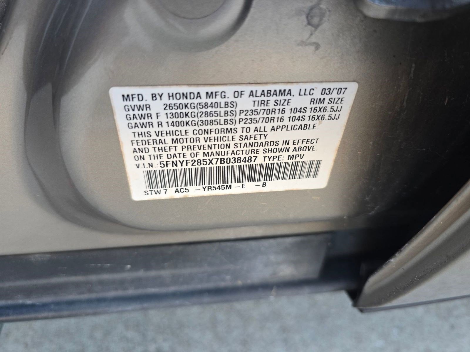 Used 2007 Honda Pilot EX-L image 18