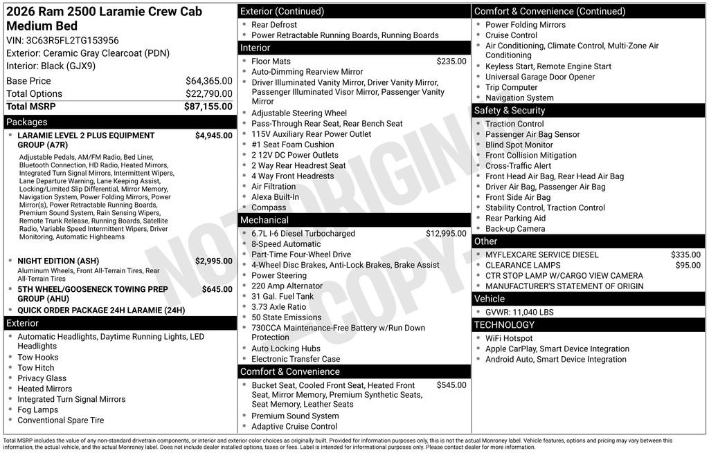 New 2026 RAM 2500 Laramie image 9