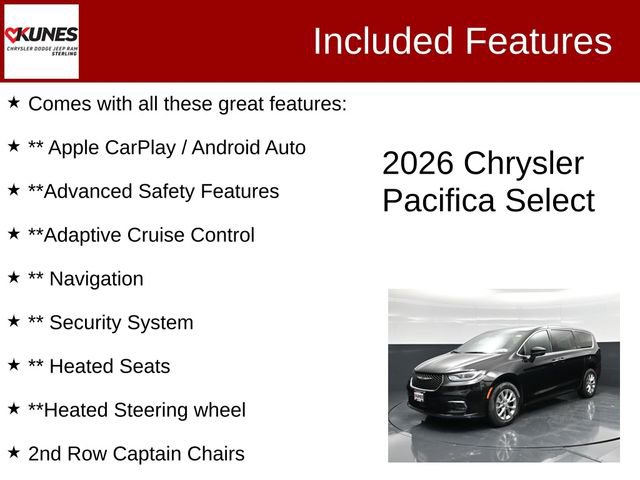 New 2026 Chrysler Pacifica Select image 4