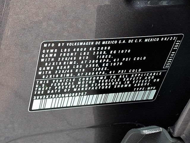 Certified 2022 Volkswagen Taos SEL AWD/4WD image 32