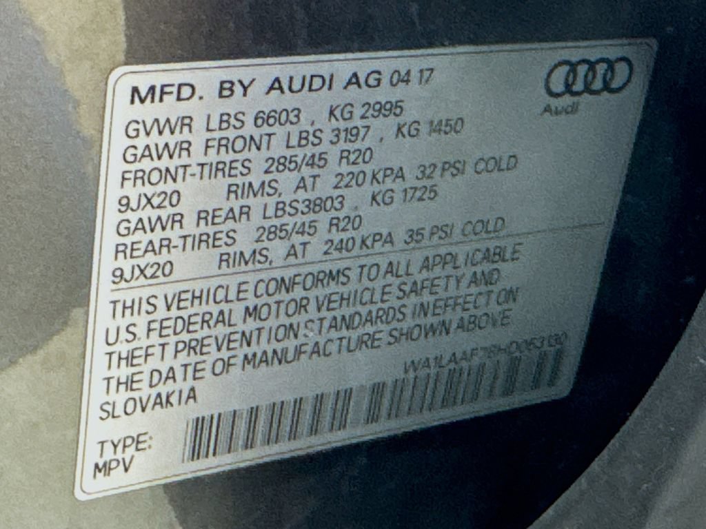 Used 2017 Audi Q7 3.0T Premium Plus w/ Premium Plus Package AWD/4WD image 43